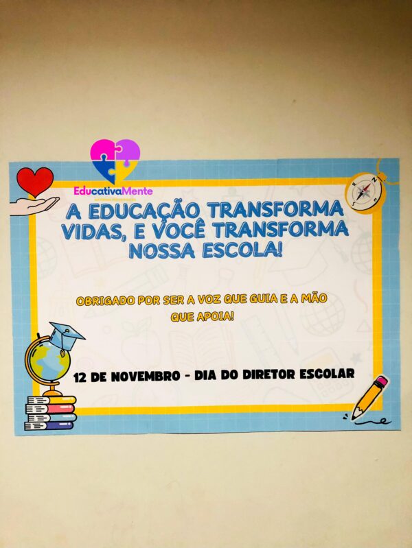KIT - Dia do Diretor Escolar - Imagem 5