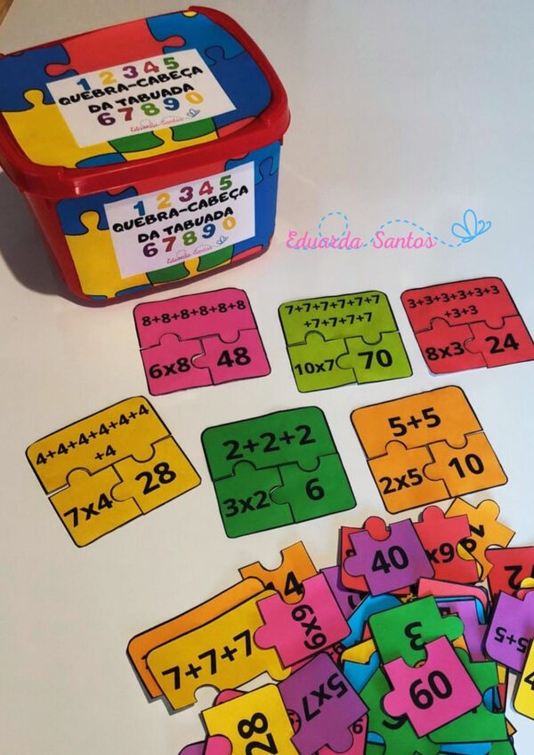 QUEBRA-CABEÇA DA MULTIPLICAÇÃO - Imagem 2