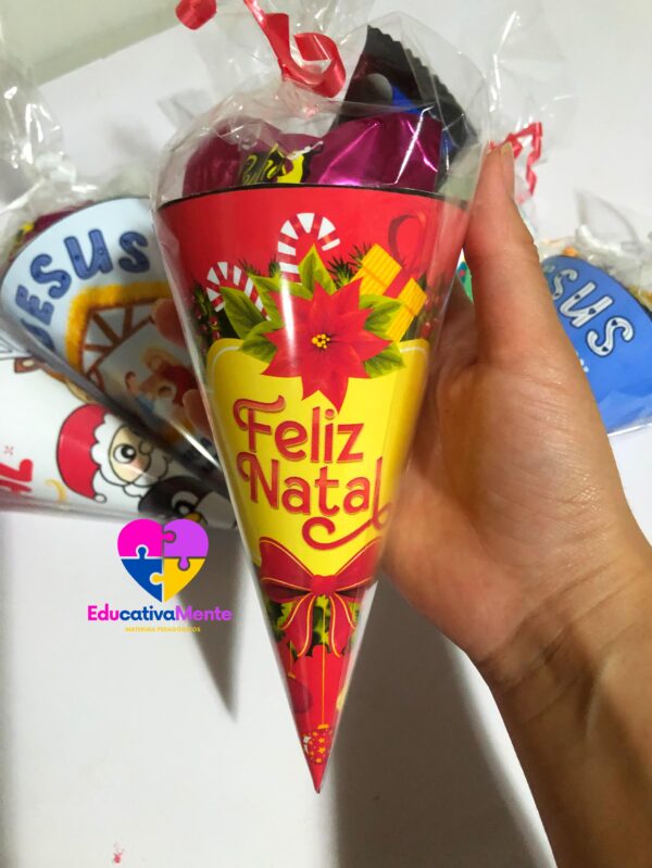 Lembrancinha - Cones Natalinos: 6 Modelos Exclusivos - Imagem 6