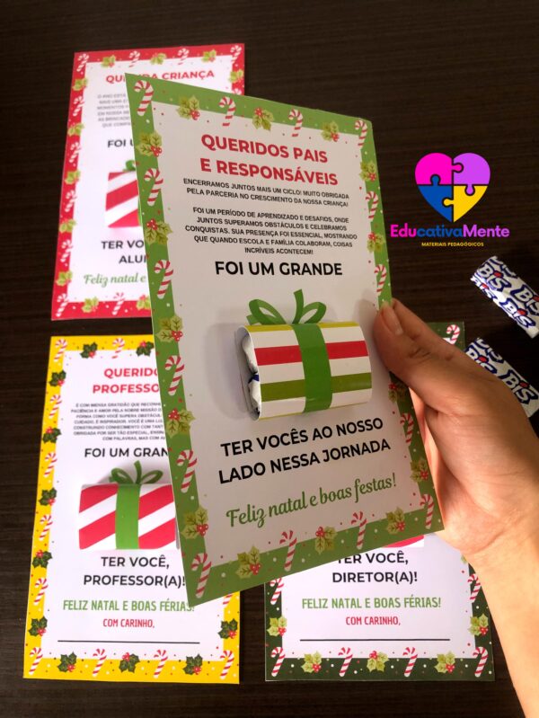 Combo Cartões Natalinos: 4 modelos - Imagem 6