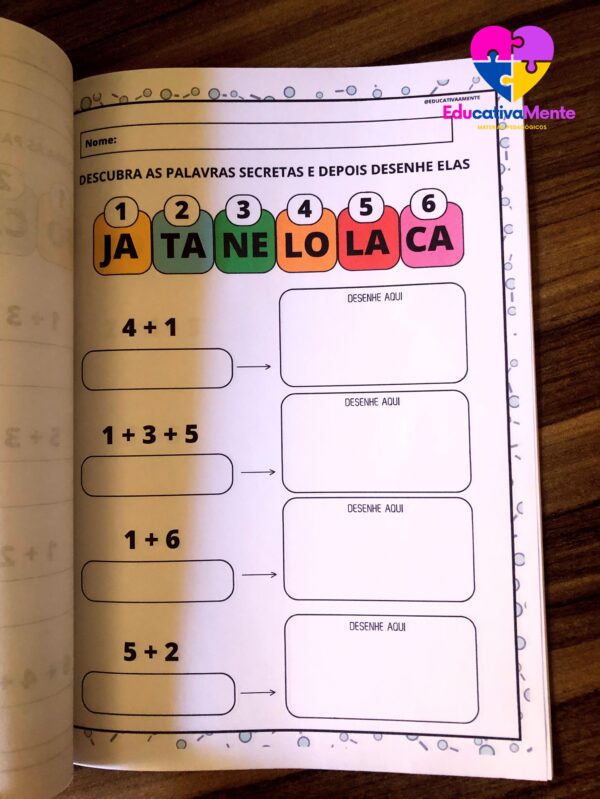 Caderno de Atividades Palavras Secretas - Imagem 5