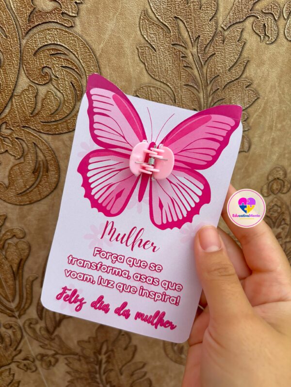 Lembrancinha Dia da Mulher - BORBOLETA - Imagem 4