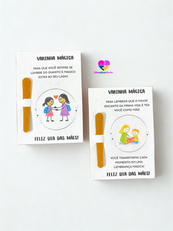 Cartão Varinha Encantada - Dia das Mães - Imagem 6