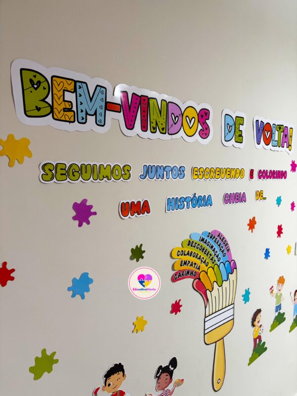 Painel de Parede — Bem-vindos de Volta – Pintura - Imagem 5