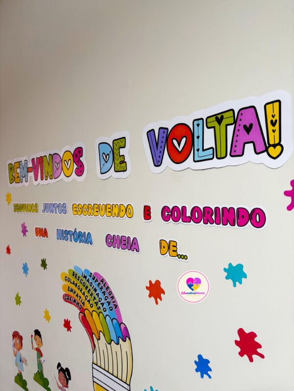 Painel de Parede — Bem-vindos de Volta – Pintura - Imagem 4